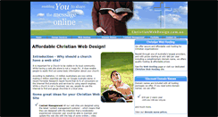 Desktop Screenshot of christianwebdesign.com.au